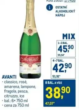 Makro AVANTI nabídka