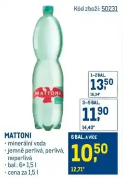 Makro MATTONI nabídka