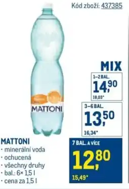 Makro MATTONI nabídka