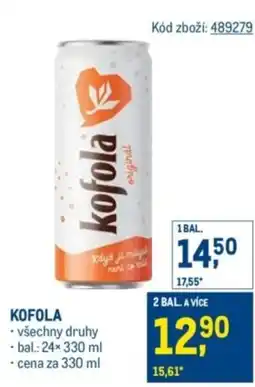 Makro KOFOLA nabídka
