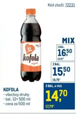 Makro KOFOLA nabídka