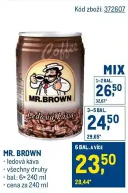 Makro MR. BROWN nabídka