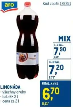 Makro LIMONÁDA nabídka