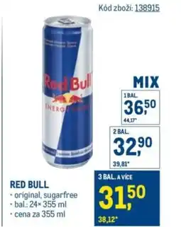 Makro RED BULL nabídka