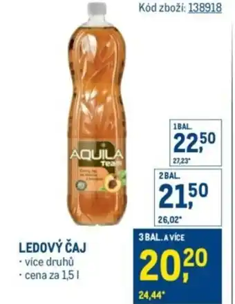 Makro Ledový čaj nabídka