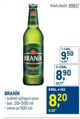 Makro BRANÍK nabídka