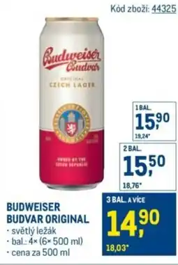 Makro Budweiser budvar original nabídka