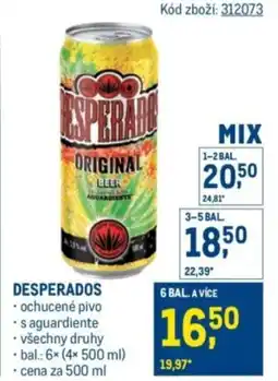 Makro DESPERADOS nabídka