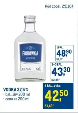 Makro FJOROWKA Vodka 37,5% nabídka