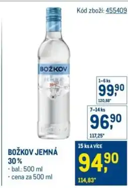 Makro Božkov jemná 30% nabídka