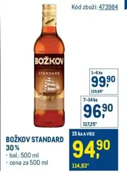 Makro Božkov standard 30% nabídka