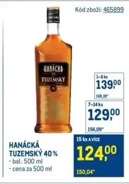 Makro Hanácká tuzemský 40% nabídka