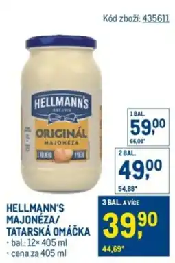 Makro Hellmann's majonéza/ tatarská omáčka nabídka