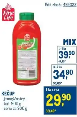 Makro Fine Life Kečup nabídka