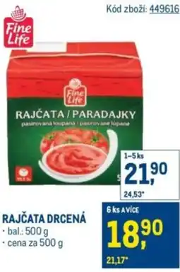 Makro Fine Life Rajčata drcená nabídka
