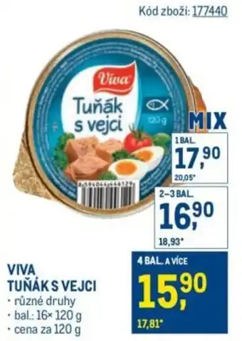 Makro Viva tuňák s vejci nabídka