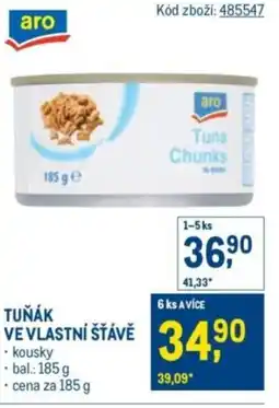 Makro Tuňák ve vlastní šťávě nabídka