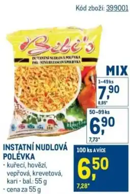 Makro Instatní nudlová polévka nabídka