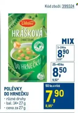 Makro Vitana Polévky do hrnečku nabídka