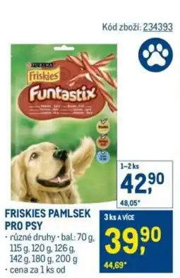 Makro Friskies pamlsek pro psy nabídka
