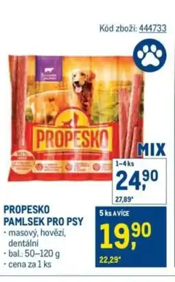 Makro Propesko pamlsek pro psy nabídka