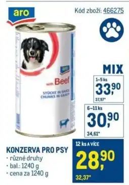 Makro Aro Konzerva pro psy nabídka