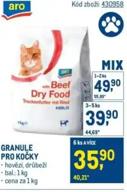 Makro Aro Granule pro kočky nabídka
