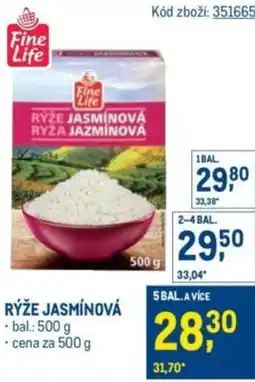 Makro Fine Life Rýže jasmínová nabídka