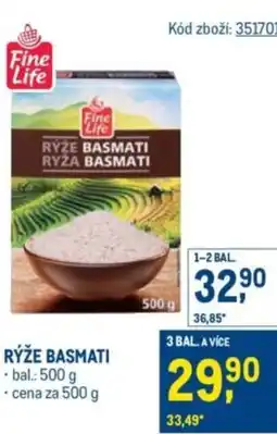 Makro Fine Life Ryze basmati nabídka