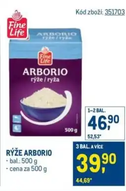 Makro Fine Life Rýže arborio nabídka
