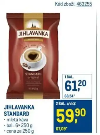 Makro Jihlavanka standard nabídka