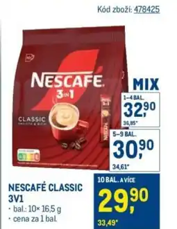Makro Nescafé classic 3v1 nabídka