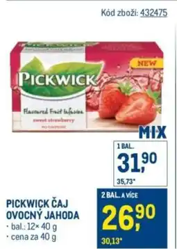 Makro Pickwick čaj ovocný jahoda nabídka
