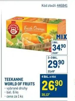 Makro Teekanne world of fruits nabídka