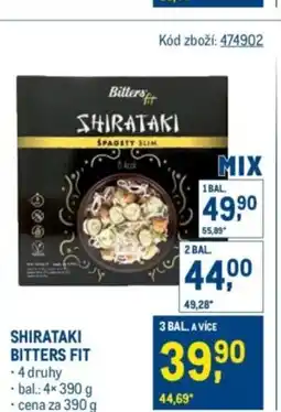 Makro Shirataki bitters fit nabídka