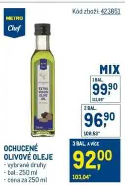 Makro Ochucené olivové oleje nabídka