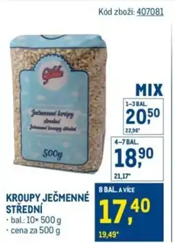 Makro Kroupy ječmenné střední nabídka