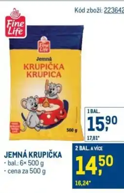 Makro Fine Life Jemná krupička nabídka