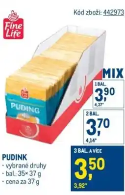 Makro Fine Life Pudink nabídka