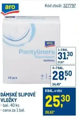 Makro Dámské slipové vložky nabídka