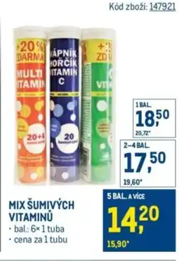 Makro Mix šumivých vitaminů nabídka
