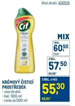 Makro Cif Krémový čisticí prostředek nabídka