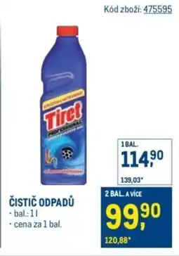 Makro Tiret Čistič odpadů nabídka