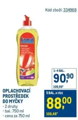 Makro Somat Oplachovací prostředek do myčky nabídka