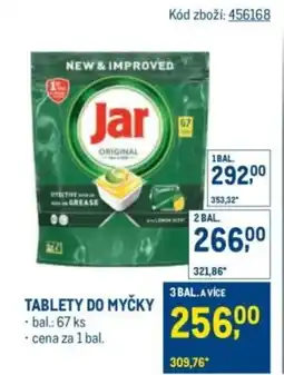 Makro Jar Tablety do myčky nabídka
