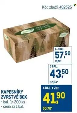 Makro Kapesníky 2vrstvé box nabídka