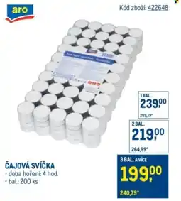 Makro Aro Čajová svíčka nabídka