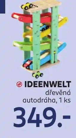 Rossmann IDEENWELT dřevěná autodráha nabídka