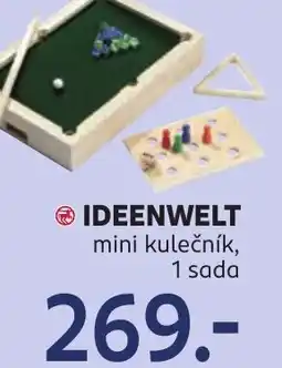 Rossmann IDEENWELT mini kulečník nabídka