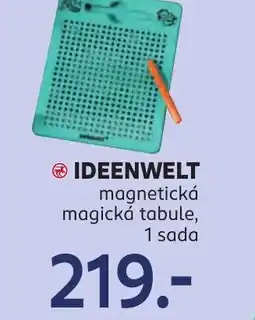 Rossmann IDEENWELT magnetická magická tabule nabídka